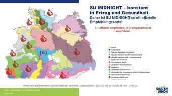 Empfehlung für SU Midnight in Nord-, Ost- und Westdeutschland